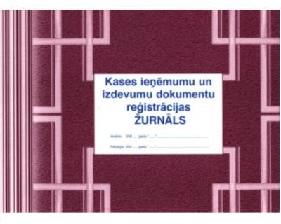Kases iem. un izdev. dokumentu reistrcijas urnls, A4Z, 25 lapas